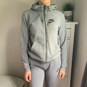 NIKE zipped up hoodie